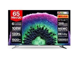 120Hz डिस्प्ले, Dolby Atmos सपोर्ट वाला 65-इंच Kodak IconiK 4K Mini QD LED TV भारत में लॉन्च, जानें कीमत