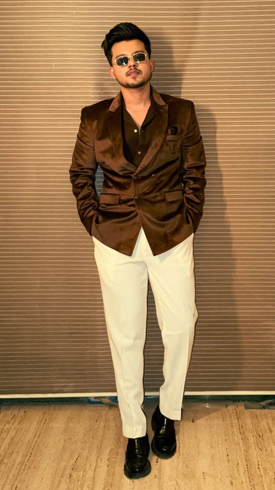 Riyaz Aly&rsquo;s Classy Brown Blazer Look