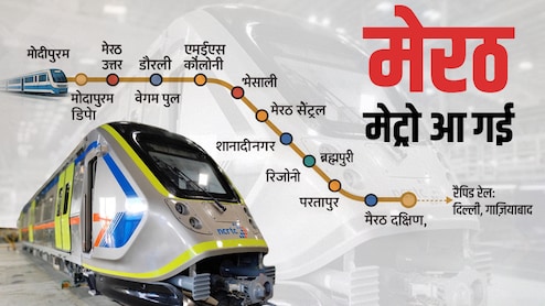Meerut Metro: लो आ गई मेरठ मेट्रो, 55 मिनट में दिल्ली, मोदीपुरम से मेरठ साउथ तक 120 किमी की तेज रफ्तार, जानें पूरी डिटेल