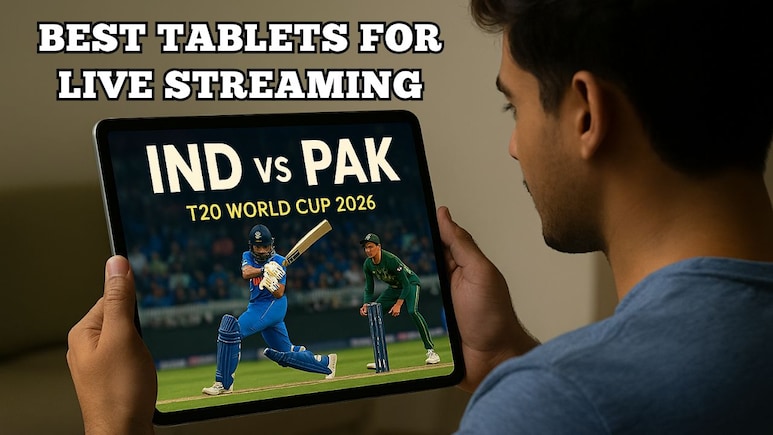Ind vs Pak T20 World Cup 2026 की लाइव स्ट्रीमिंग के लिए 4 बेहतरीन टैबलेट्स, बेस्ट वीडियो क्वालिटी का लें मजा