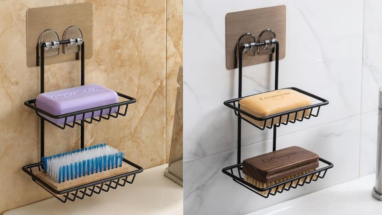 Make bathroom organisation quick and effective with these durable shower caddies.