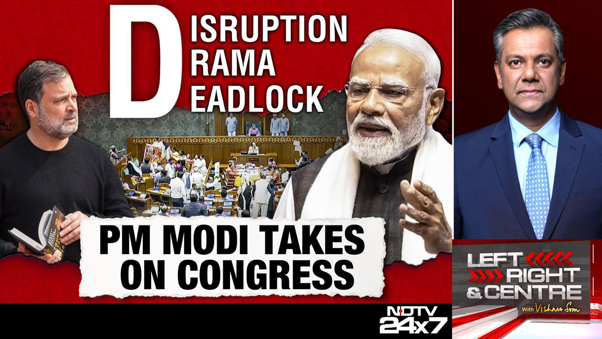Disruption, Drama, Deadlock: PM Modi Takes On Congress