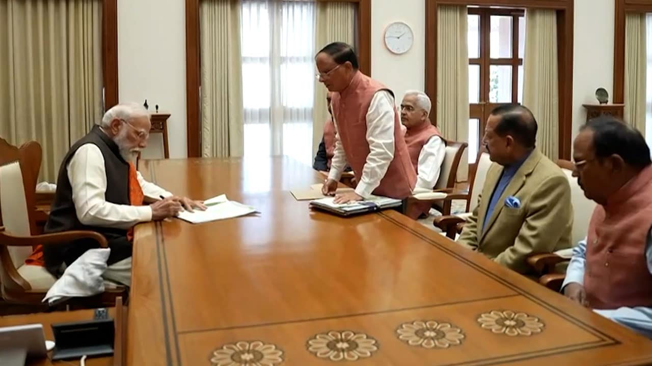 PM Begins Work At Seva Teerth, Clears Rahat Scheme & Startup Fund 2.0