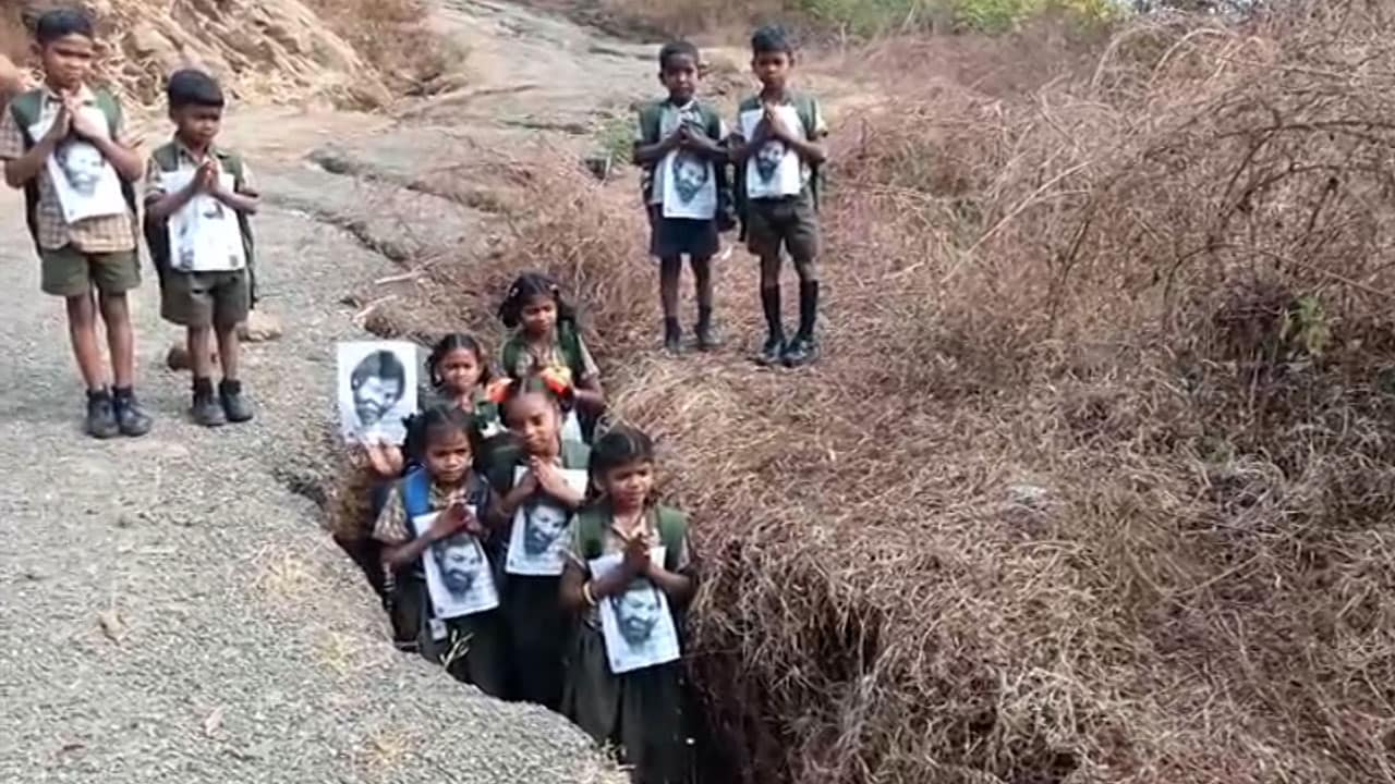 Tribal Students In Andhra Pradesh Stage Dramatic Protest Demanding Safe Access To Education