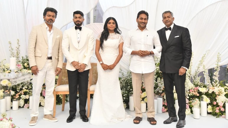 Amid <i>Jana Nayagan</i> Row, Vijay Attends Wedding In Chennai. See Pics