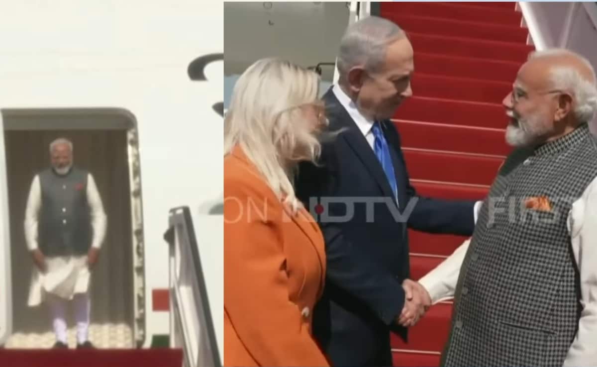 पीएम मोदी दो दिनों की यात्रा पर पहुंचें इजरायल, नेतन्याहू खुद स्वागत करने पहुंचे