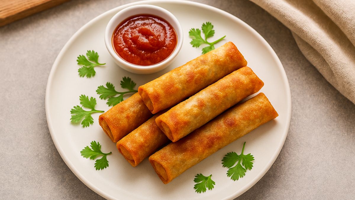 Leftover Rotis? Make These Crispy Spring Rolls In Minutes