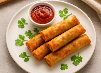 Leftover Rotis? Make These Crispy Spring Rolls In Minutes