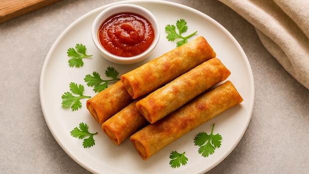Leftover Rotis? Make These Crispy Spring Rolls In Minutes