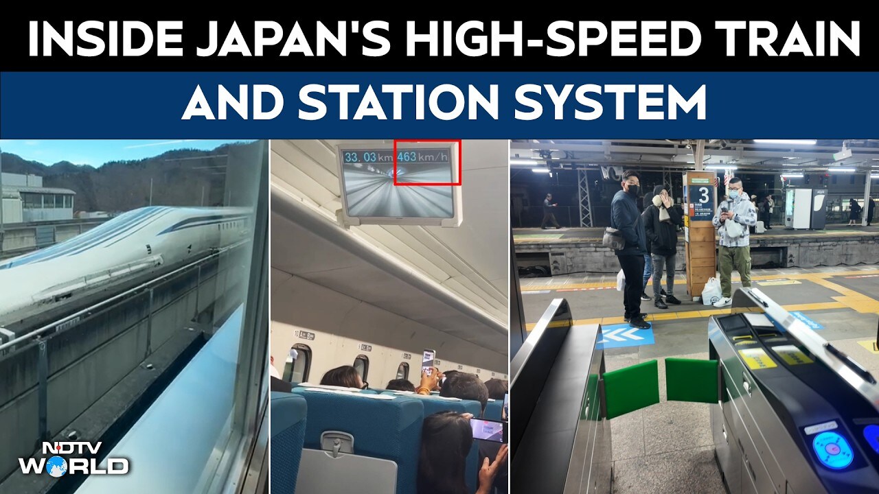 Japan Bullet Train | Inside Japan's High-Speed Train And Station System