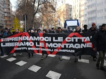 Free The Mountains!": Clashes At Milan Protest Over Winter Olympics