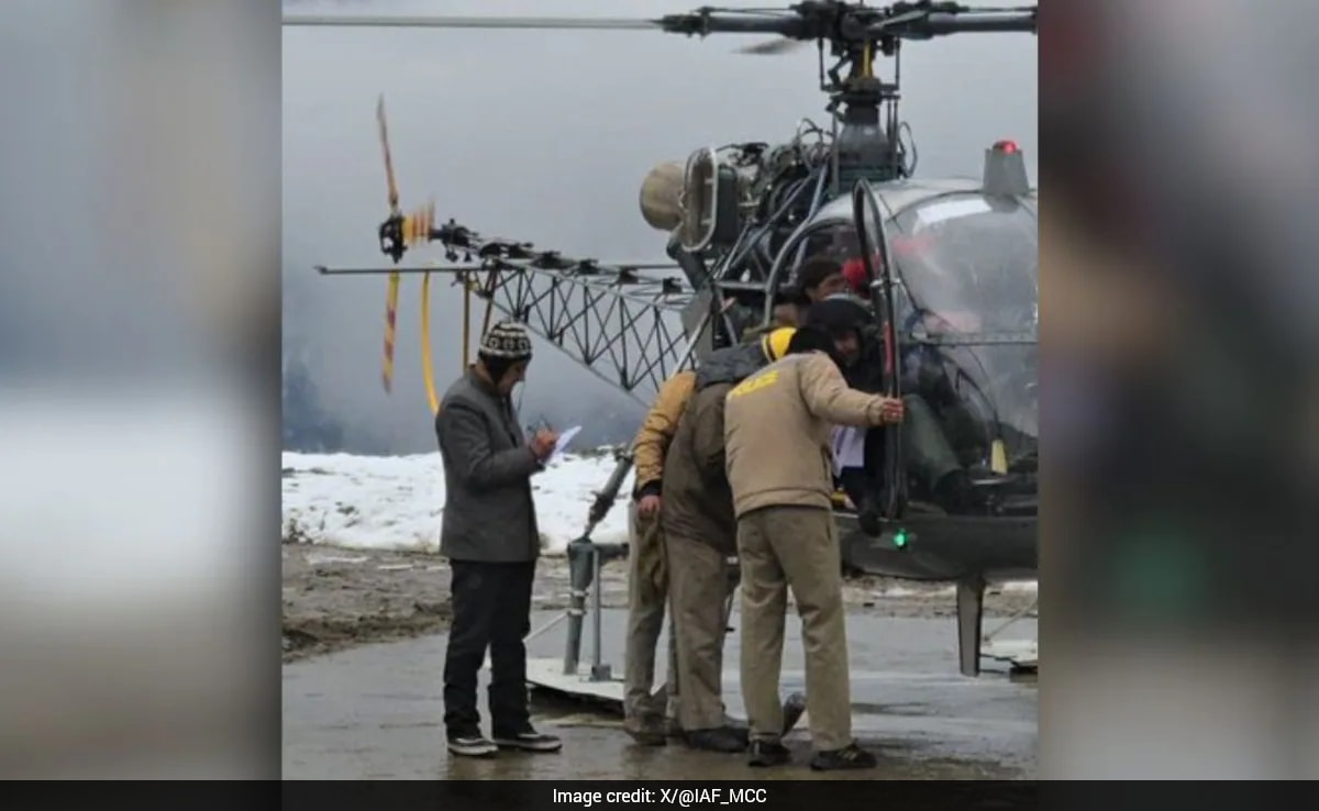 IAF Rescues Paralysed Woman from Snowbound Himachal Village
