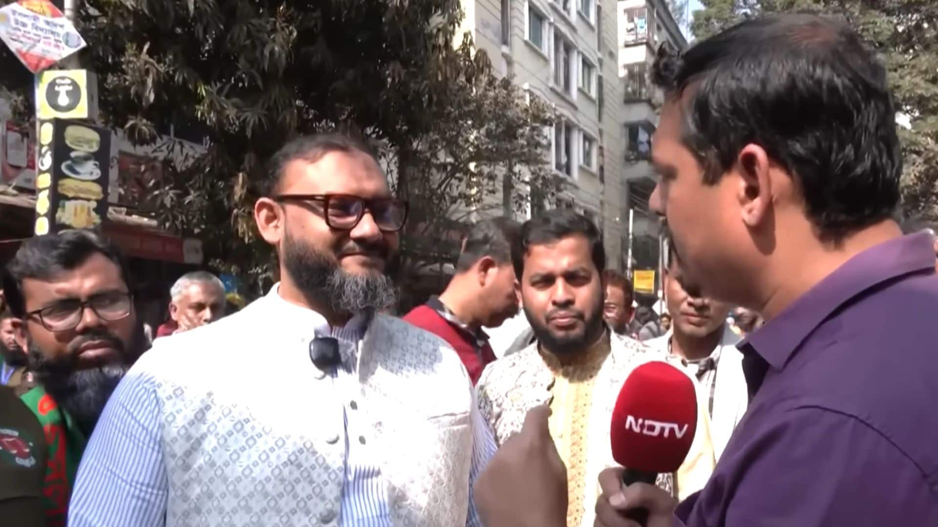 NDTV से बात करते मीर अहमद बिन कासेम अरमान