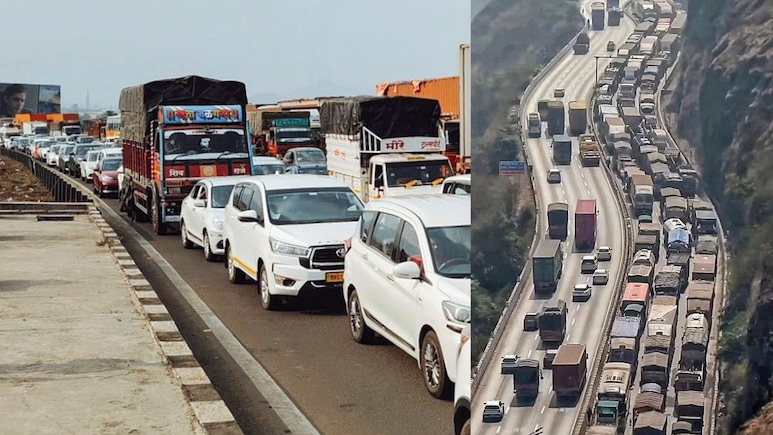 Pune-Mumbai Expressway वरील टँकर हटवला मात्र कोंडी कायम; नव्या अडचणीमुळे पोलीसही हतबल