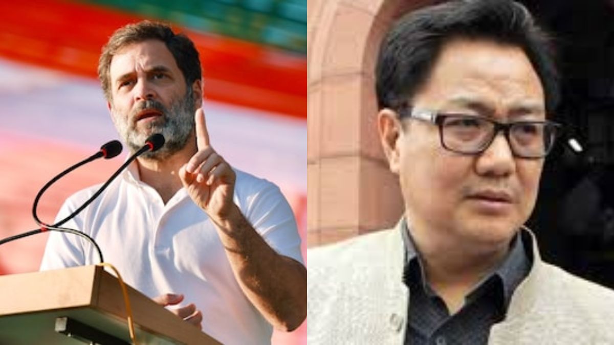 "Rahul Gandhi Most Dangerous Person For India's Security": Kiren Rijiju