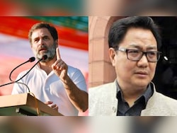 "Rahul Gandhi Most Dangerous Person For India's Security": Kiren Rijiju