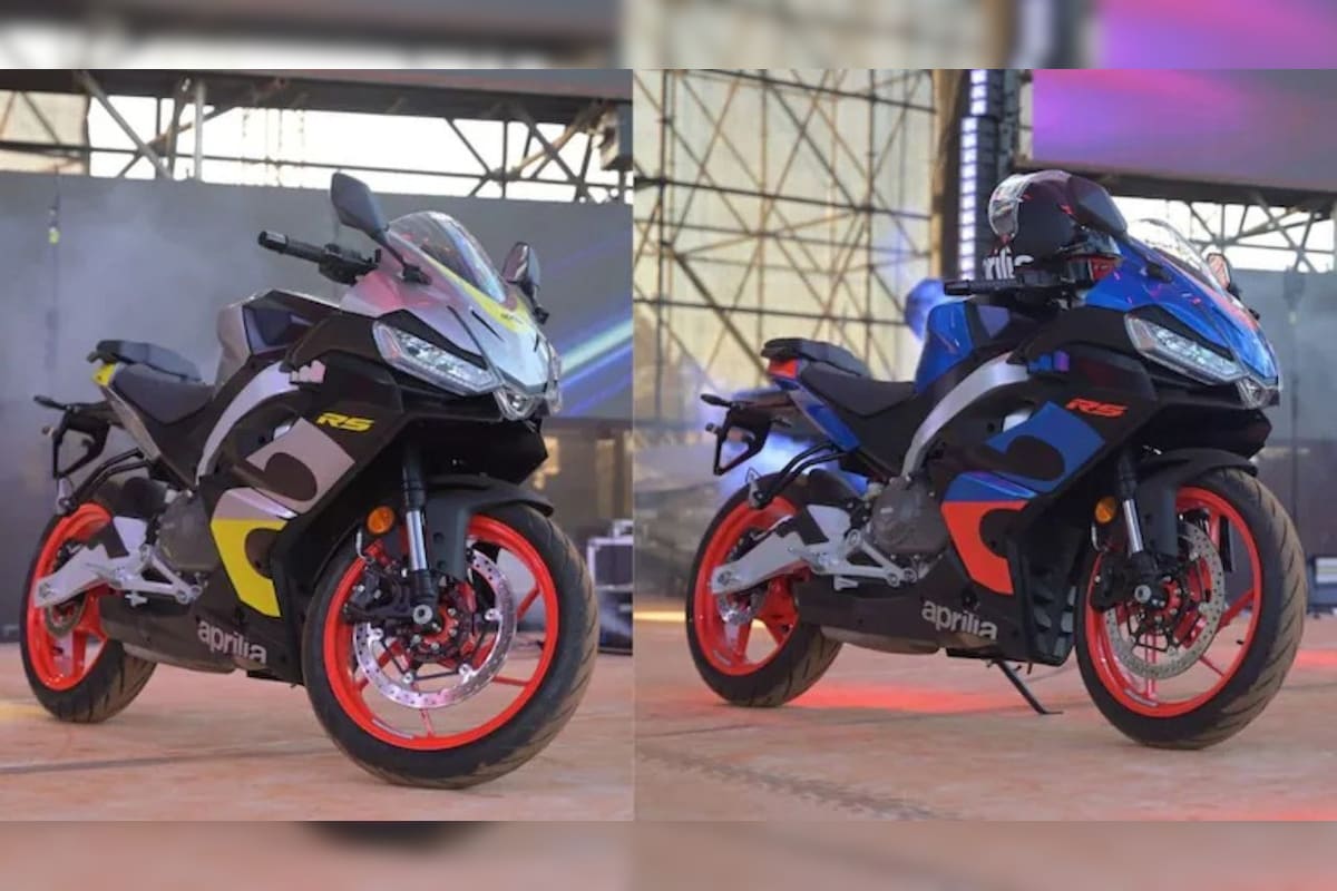 Aprilia RS 457 Arsenic Yellow and Coral Blue