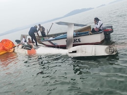 Helicopter Crashes Into Sea In Andaman, All 7 On Board Rescued Safely