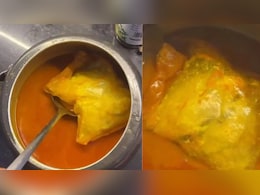 कुकर खुला तो उड़ गए होश, खाना बनाने वाली ने पैकेट समेत पका डाला चिकन, सोशल मीडिया पर छाया किचन कांड