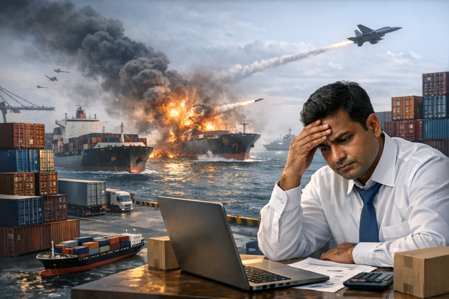 इजरायल-ईरान वॉर से भारतीय निर्यातक परेशान, शिपिंग, इंश्योरेंस कॉस्ट बढ़ने की आशंका