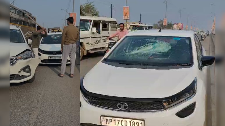 रीवा में शराबी युवक का फ्लाईओवर पर उत्पात, कार के शीशे तोड़े, अमहिया पुलिस ने किया गिरफ्तार