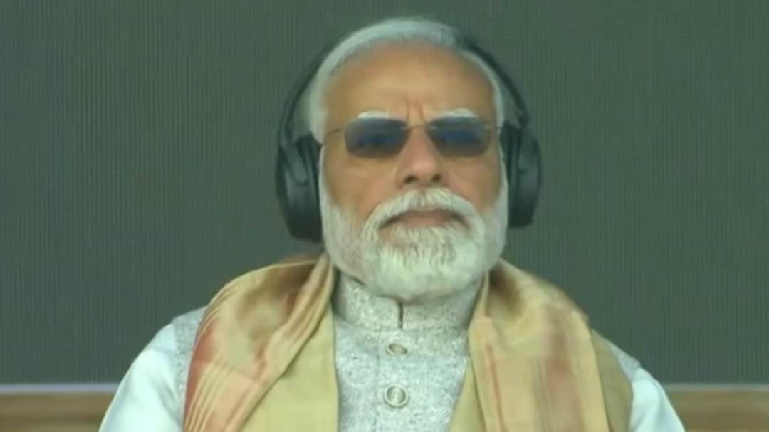 PM Modi Witnesses Special IAF Aerial Show In Assam