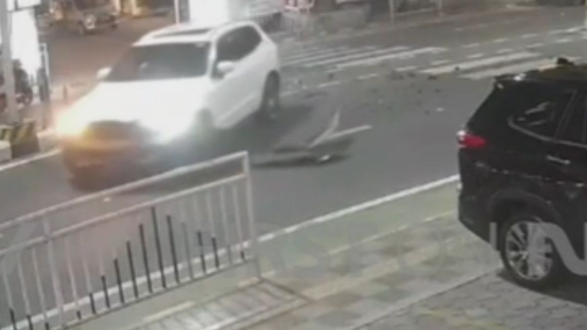 Video: Malayalam Actor Speeds Away After Biker Falls In Crash With His Car