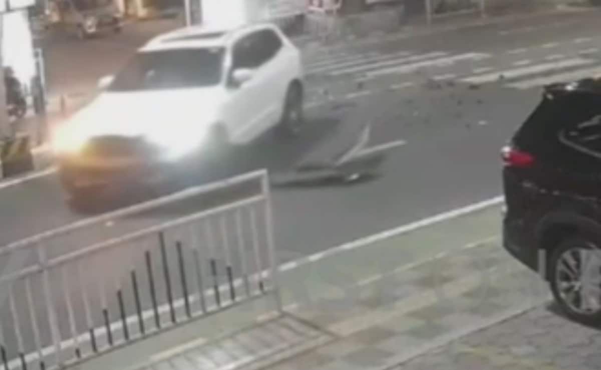 Video: Malayalam Actor Speeds Away After Biker Falls In Crash With His Car