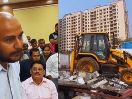 Badlapur News : 'तुम्हीच मला कटोरा द्या, मी भीक मागतो'; बदलापुरातील अतिक्रमण विरोधी कारवाई वादात