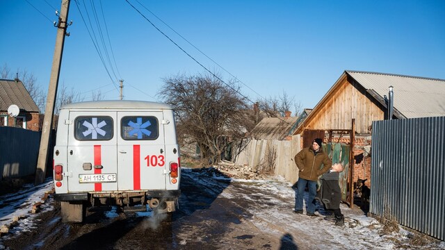 WHO data indicate that 59% of people in frontline areas report their health as poor or very poor