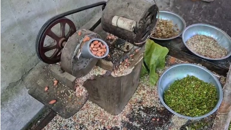 अजमेर: मूंगफली पर रंग चढ़ाकर दिया जा रहा काजू-बादाम का रूप, सोहन हलवा फैक्ट्री को देखकर टीम के उड़े होश