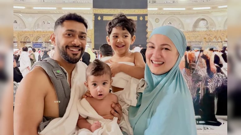 Gauahar Khan Reveals Second Son Farwaan's Face During Umrah In Ramadan 2026