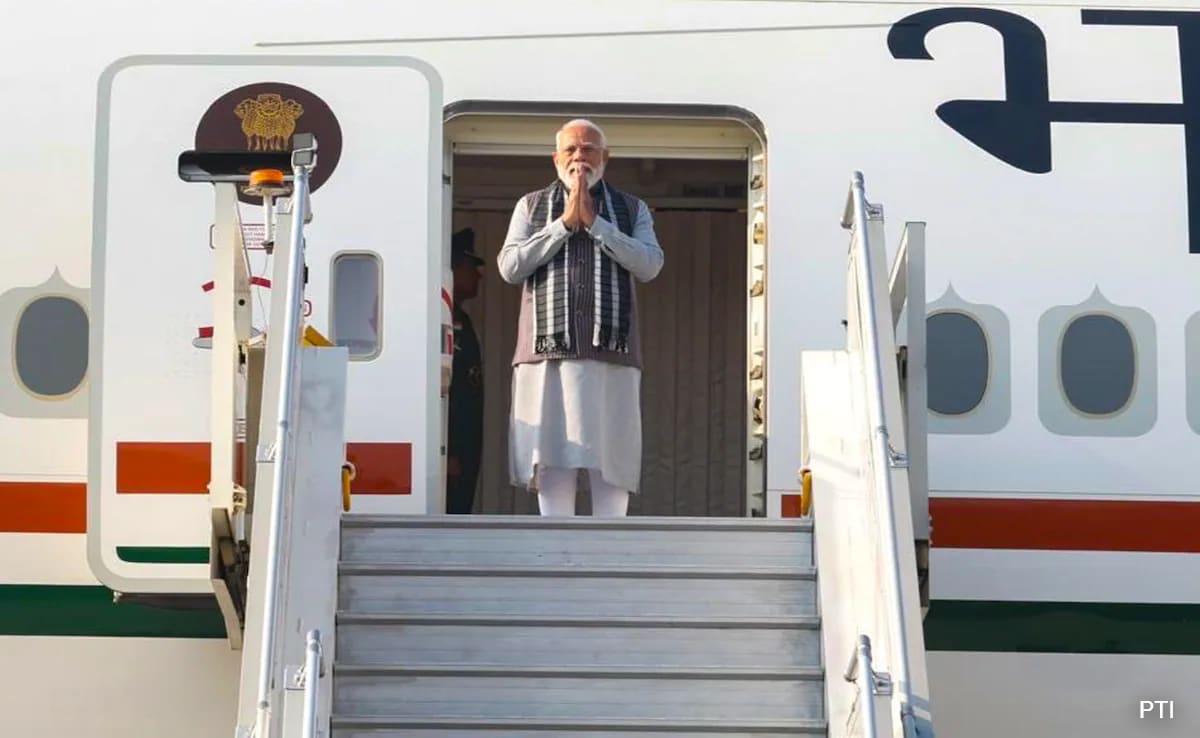 PM Modi Departs For Israel, Says Visit Will "Set New Goals For Strategic Ties"