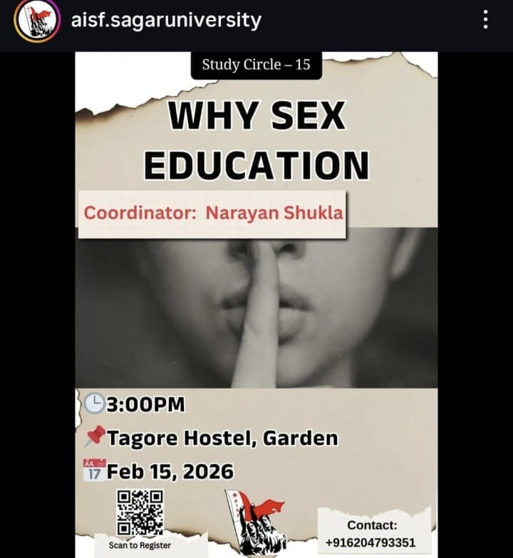 Sex Education Program Controversy: कार्यक्रम का पोस्टर