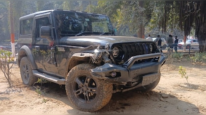 पटना में सीएम हाउस के पास थार ने मारी सुरक्षाबलों की गाड़ी को टक्कर, बाल-बाल बचे पुलिसकर्मी