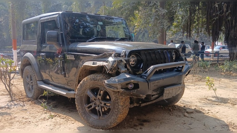 पटना में सीएम हाउस के पास थार ने मारी सुरक्षाबलों की गाड़ी को टक्कर, बाल-बाल बचे पुलिसकर्मी