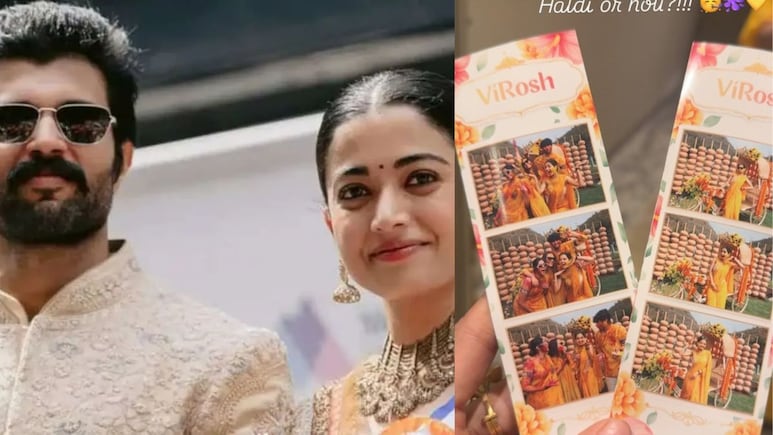 Rashmika Mandanna-Vijay Deverakonda's Udaipur Wedding: Holi Fervour During Haldi, Courtesy Viral Pics