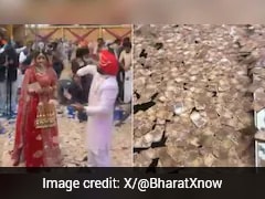 Video Showing Groom's Family Showering Bride With Lakhs In Cash Goes Viral