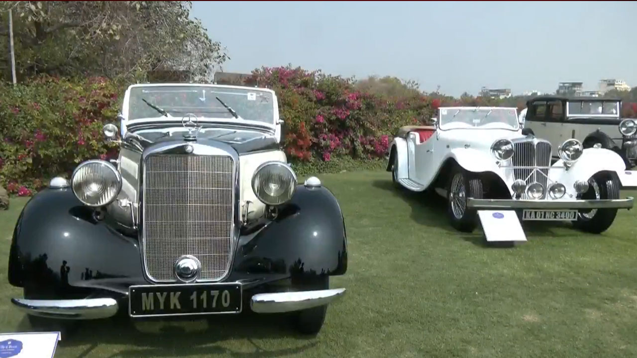 Vintage Royalty Shines In Udaipur As Over 90 Classic Cars Steal The Show