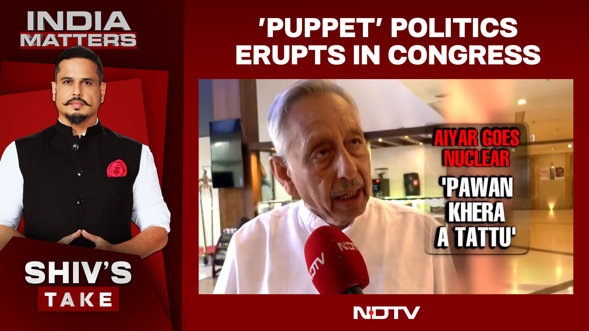 Mani Shankar Aiyar Escalates Attack On Congress, Hits Out At KC Venugopal, Pawan Khera