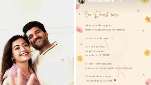 Rashmika-Vijay Wedding&nbsp;Live Updates: रश्मिका-विजय पहुंचे उदयपुर, रौबीली मूंछों में खूब जमे एक्टर तो कोट-पैंट में नजर आई दुल्हनिया