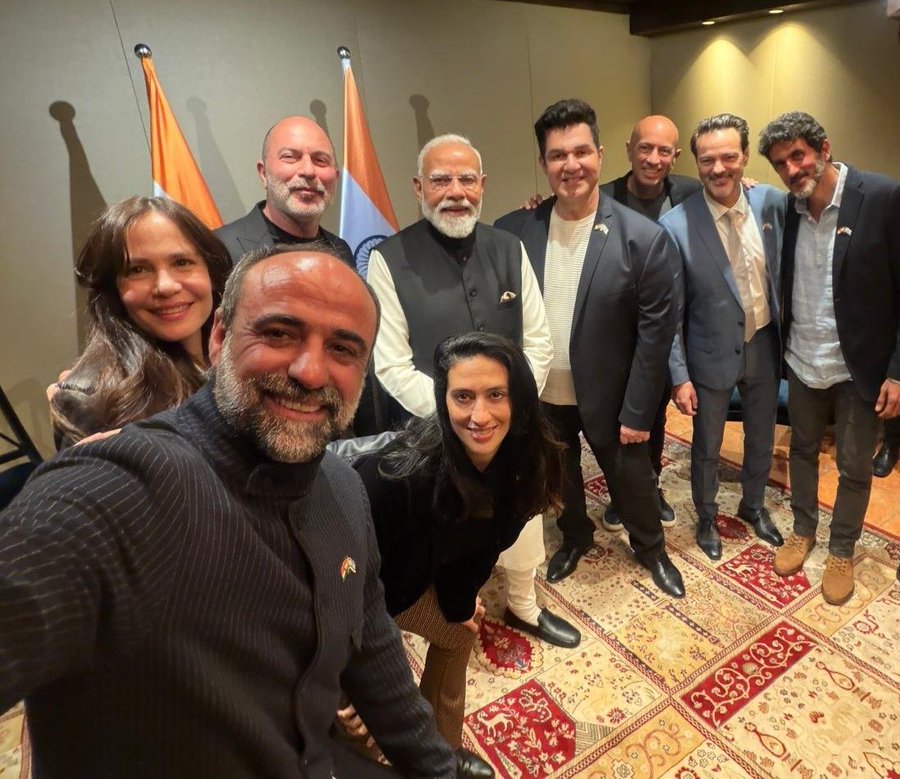 Prime Minister Narendra Modi Clicks Selfie With <i>Fauda</i> Cast During Israel Visit
