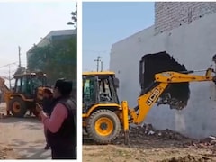 नोटिस के बाद भी नहीं माने,मेरठ में अवैध निर्माणों पर चला CM योगी का बुलडोजर,सब जमींदोज कर दिया