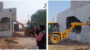 नोटिस के बाद भी नहीं माने,मेरठ में अवैध निर्माणों पर चला CM योगी का बुलडोजर,सब जमींदोज कर दिया