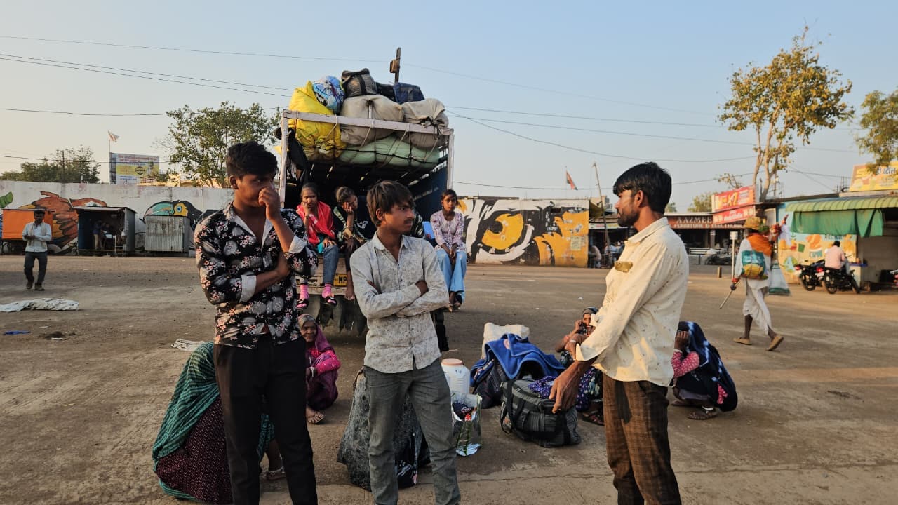 Madhya Pradesh Migrant Workers to Rajasthan
