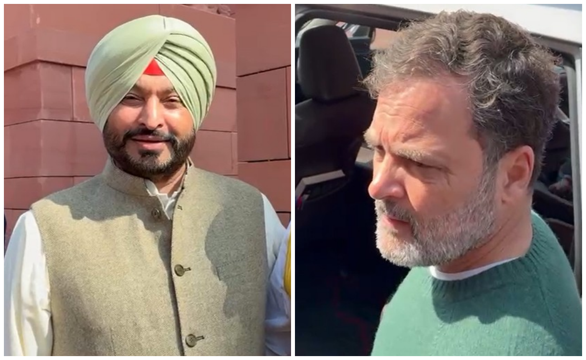 कल यार गद्दार पर बवाल, आज फिर आमने-सामने, राहुल गांधी के करीब से गुजरे बिट्टू ने कसा तंज