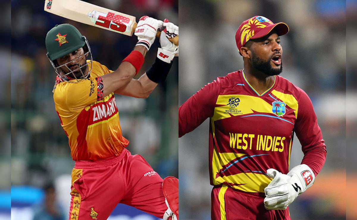 ZIM vs WI LIVE Score:  वेस्टइंडीज ने बनाया टी20 वर्ल्ड कप इतिहास का दूसरा सबसे बड़ा स्कोर, जिम्बाब्वे को दिया 255 का लक्ष्य