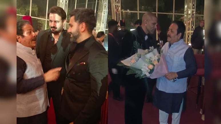'तेरा यार हूं मैं...', शिखर धवन की दूसरी शादी में पहुंचे रोहित शर्मा, ये क्रिकेटर भी आए नजर - Photos