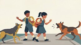 Dog Bites:&nbsp;स्कूल जाते बच्चों पर झपट रहे आवारा कुत्ते, जनवरी में 311 लोगों को खूंखारों ने बनाया शिकार