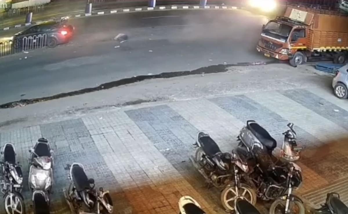 CCTV Shows Car Running Over Madhya Pradesh Man Twice, Then Fleeing